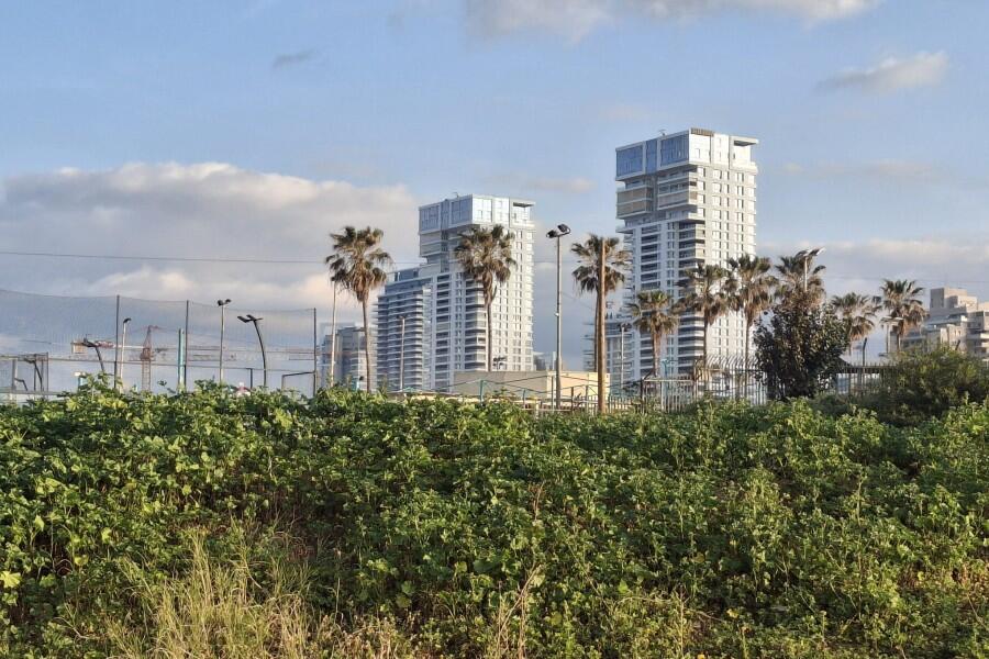 מתחם חיצוני בריכה וג'קוזי - כפר הים צימרים על הים לאירוח שעתי מפנק 155435